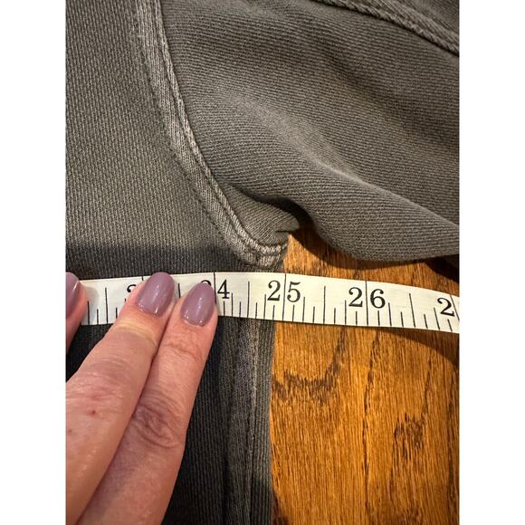 Aerie Women's Oversized Distressed Look Pullover Sweatshirt Gray Size Large - Picture 8 of 10